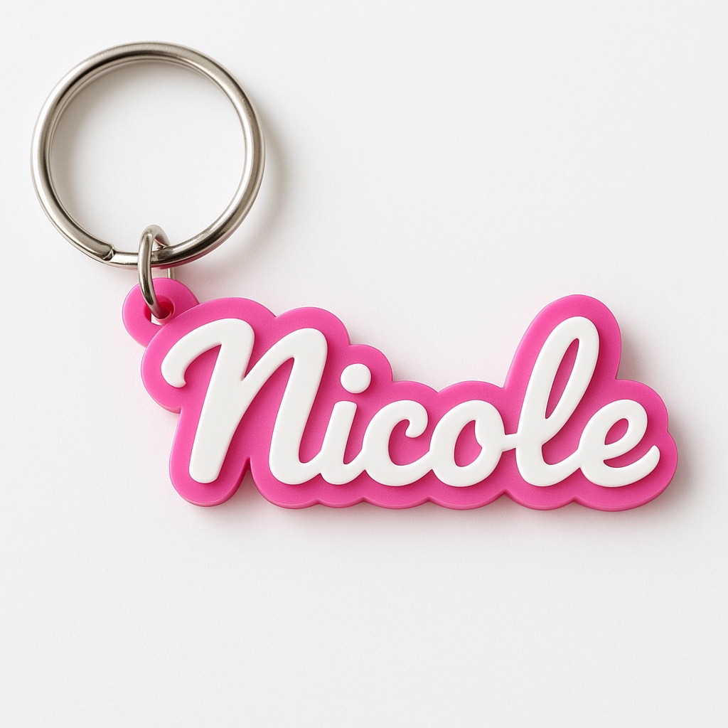 Llavero personalizado con nombre Nicole